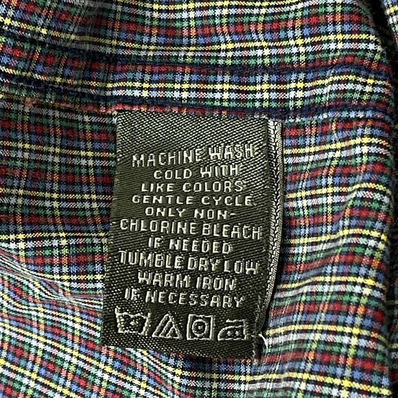 Lyle & Scott Long Sleeve‎ Polo PLAID Shirt XXL COMBED COTTON PLS SEE PICTURE - Picture 11 of 13